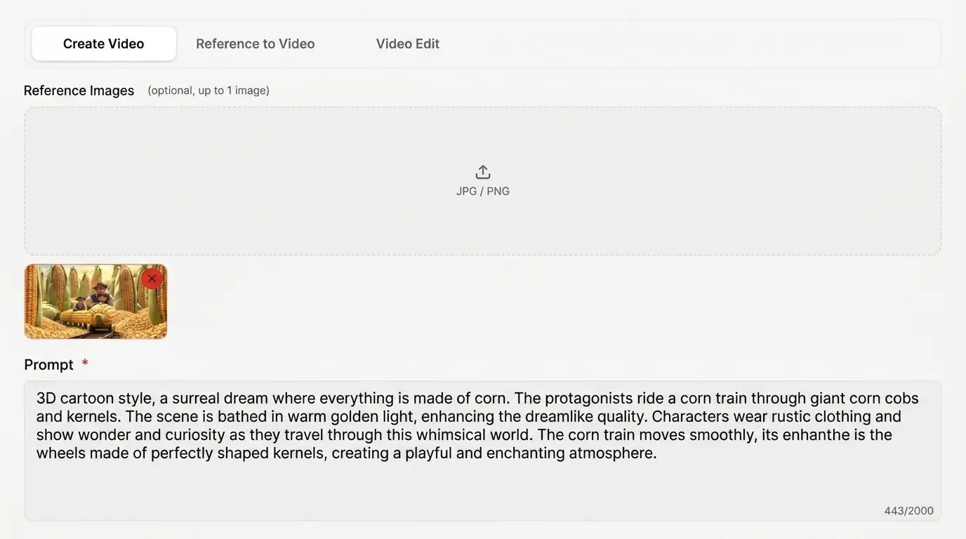 Describe or Upload screenshot